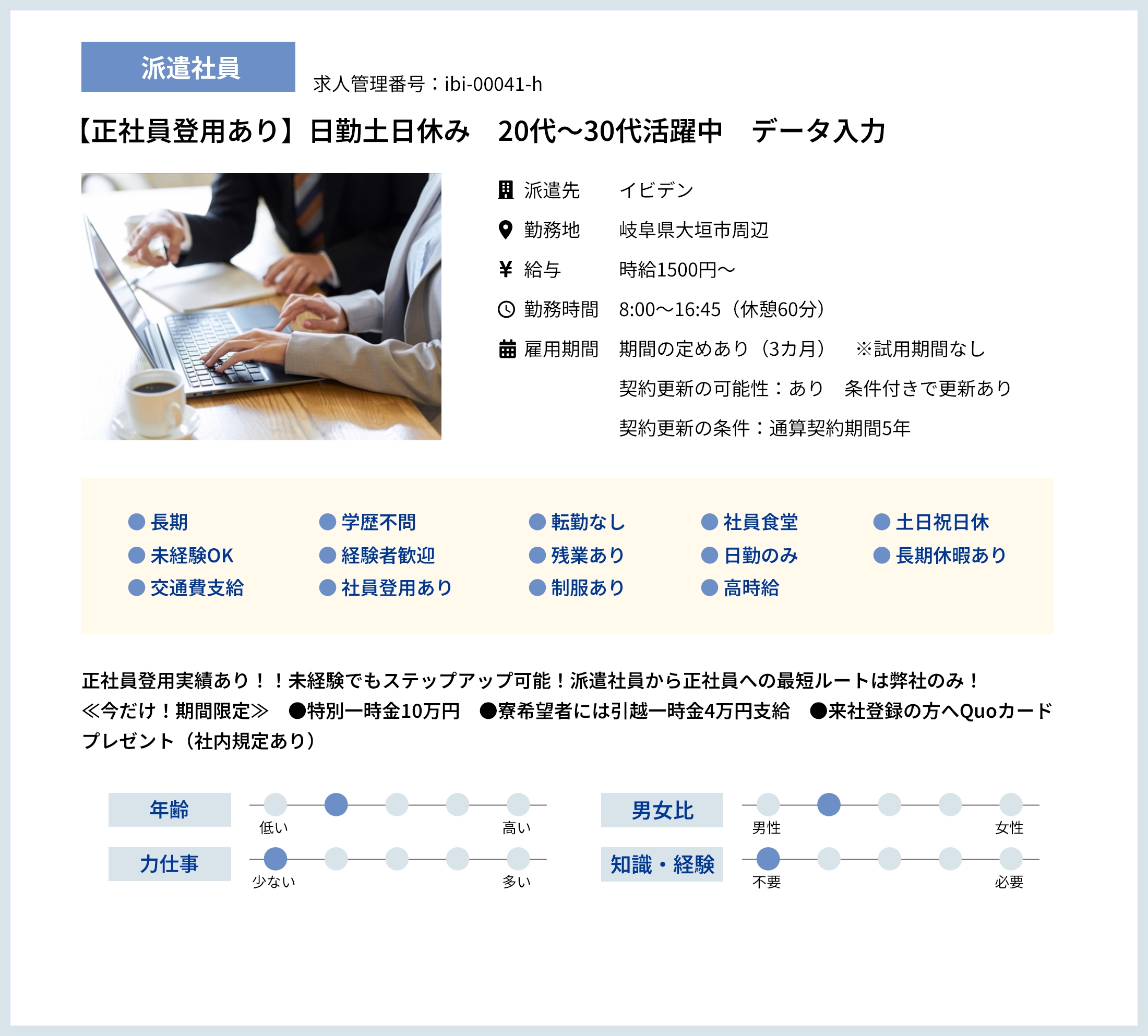 データ入力の求人